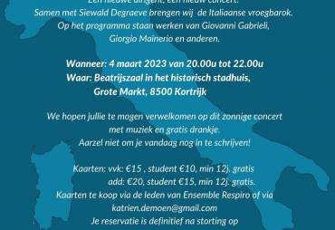 UITVERKOCHT!!! Concert The Italian Sun
